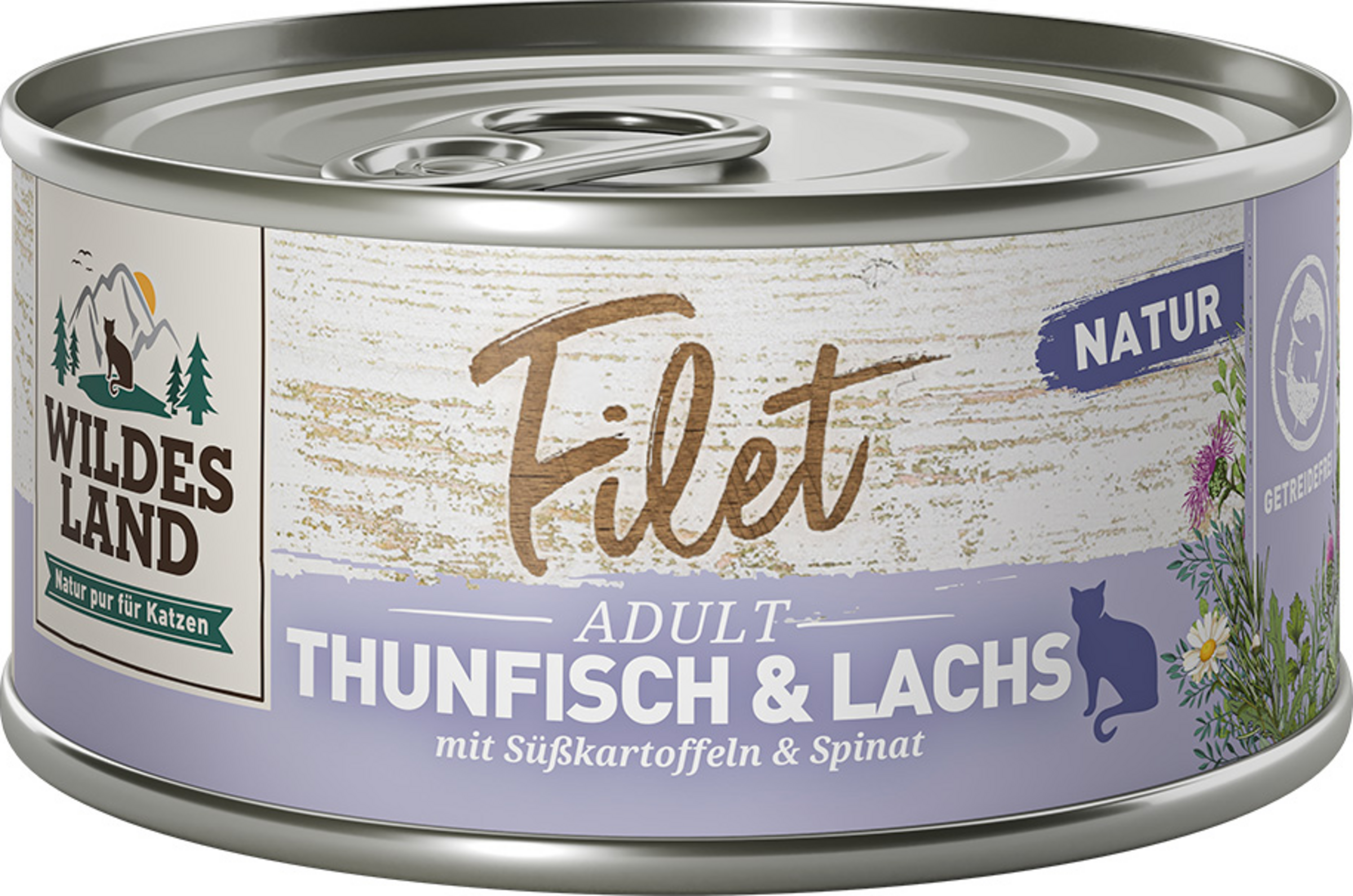 Wet food - fillet tuna & salmon pure