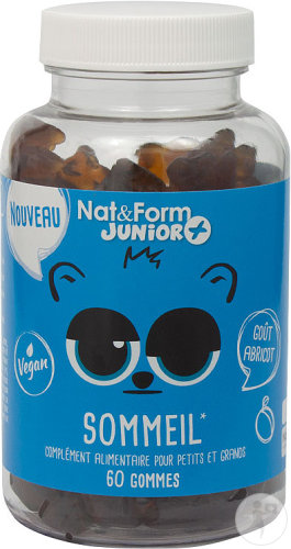 Nat&Form Junior+ Sleep 60 chewing gums