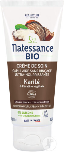 Natessance Karité Care Cream Without Rinsing Organic Tube 100ml