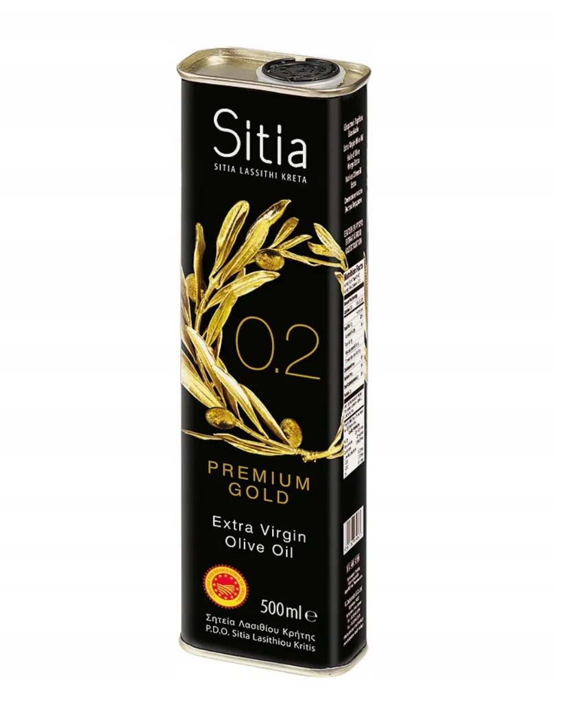 Natives Olivenöl Extra 500ml PREMIUM SITIA 0,2% Griechisches Olivenöl