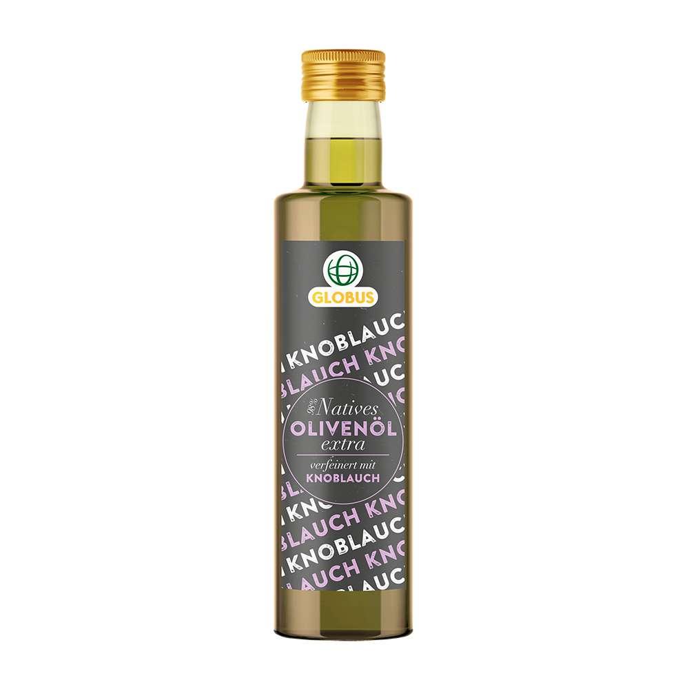 Extra virgin olive oil, garlic