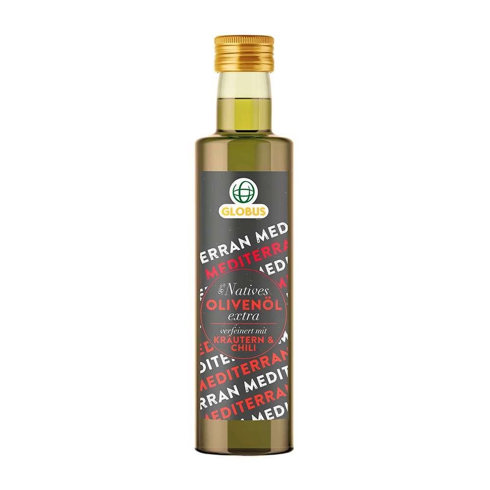 Extra virgin olive oil, herbs & chili