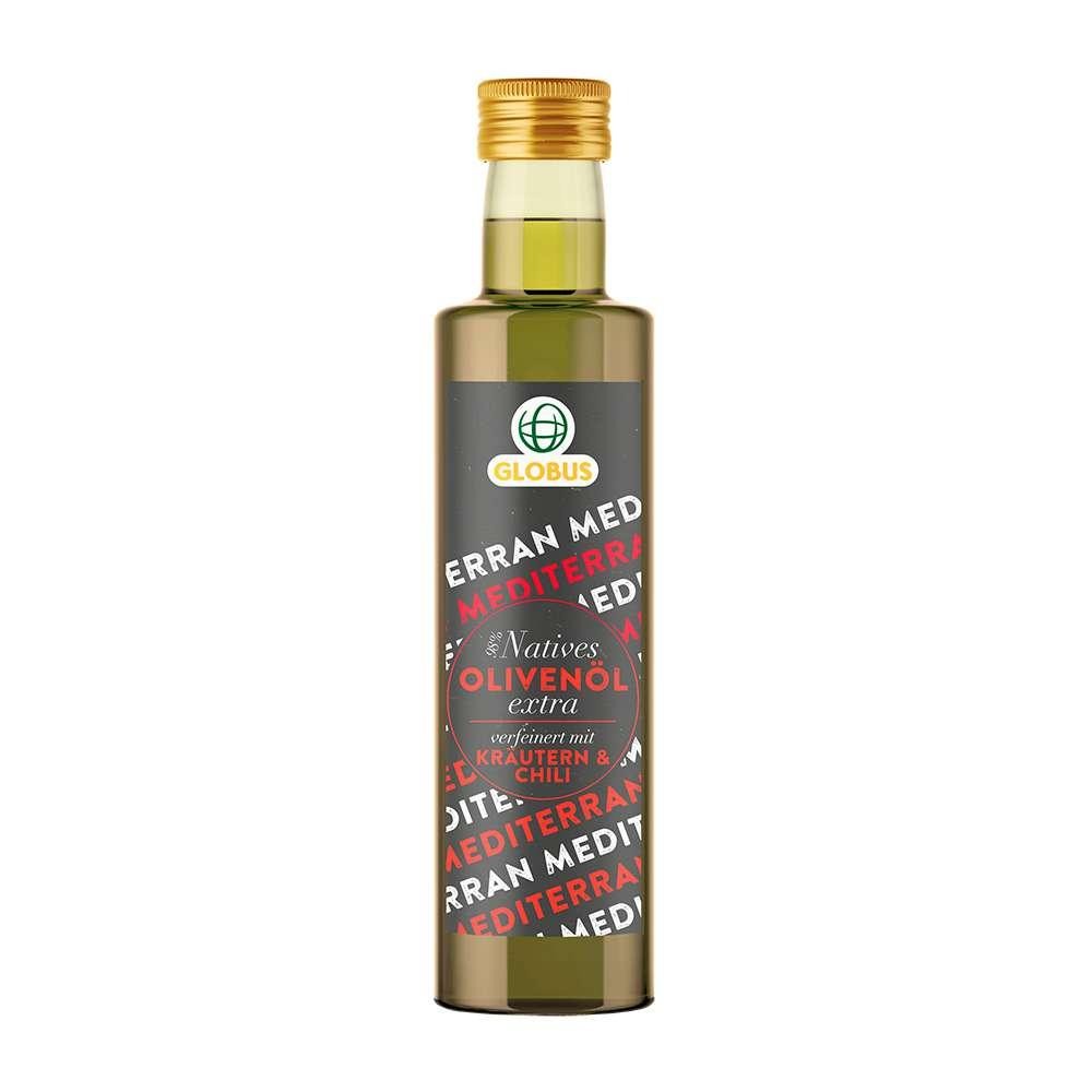 Extra virgin olive oil, herbs & chili