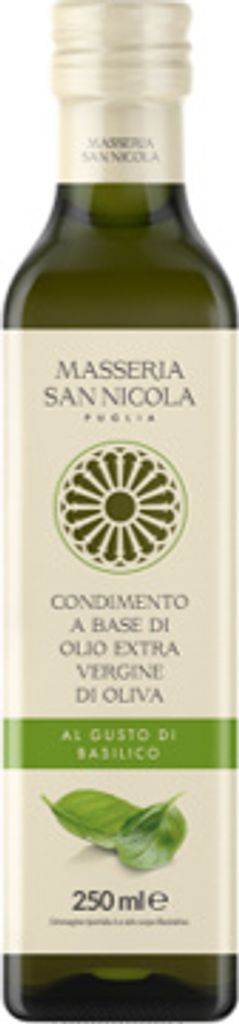 Extra virgin olive oil with basil 250ml - Levante