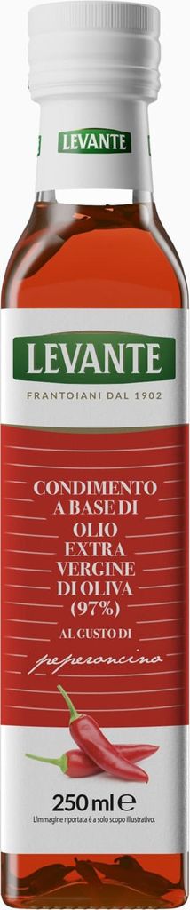 Natives Olivenöl extra mit Chilipfeffer 250ml - Levante