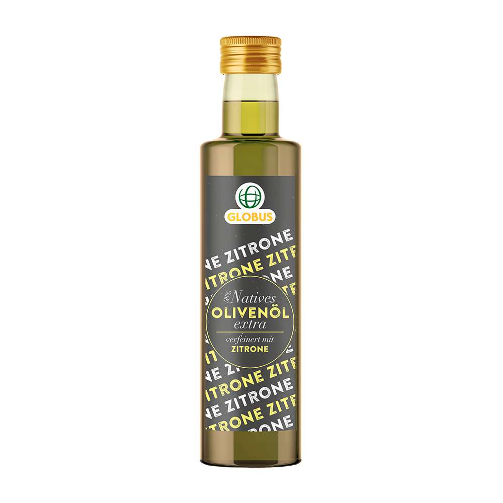 Extra virgin olive oil with lemon
