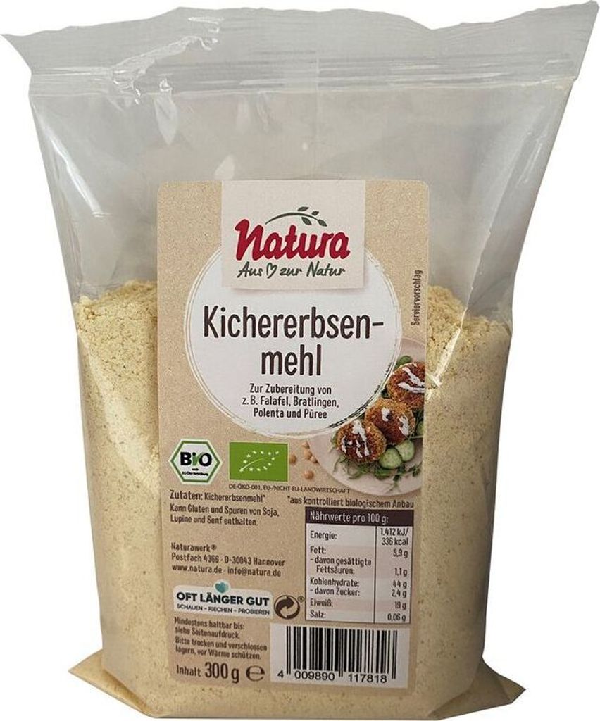 Natura Chickpea Flour -- 300g
