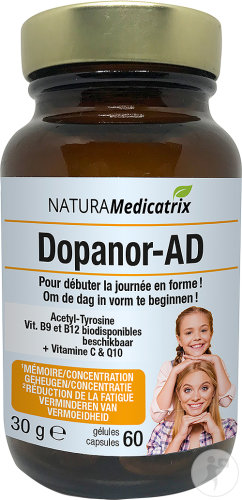 Natura Medicatrix Dopanor-AD Memory And Concentration 60 Capsules