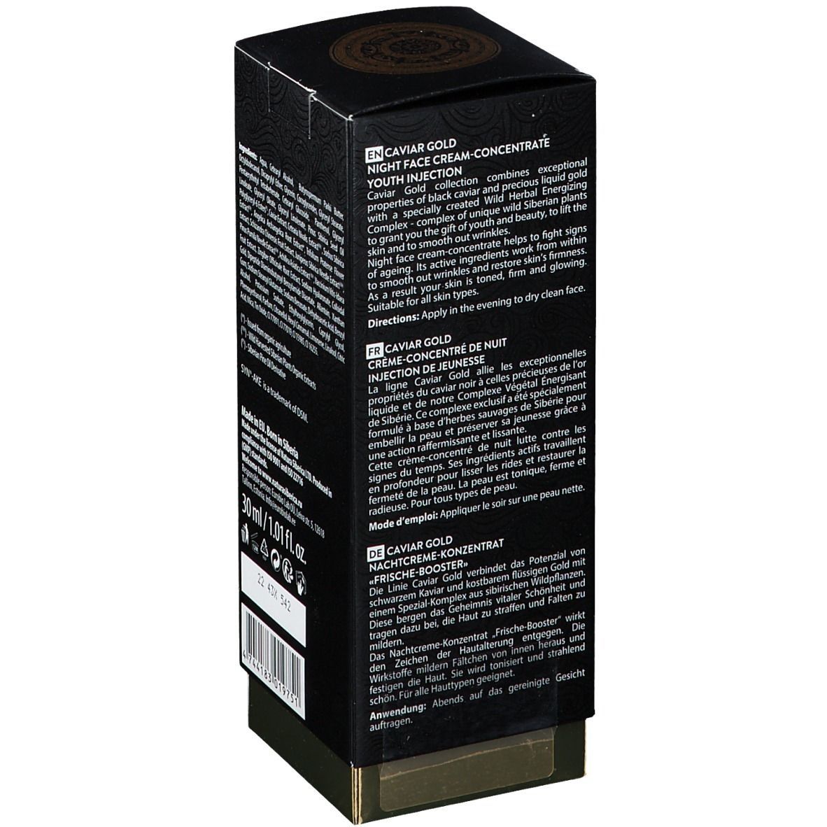 Natura Siberica Caviar Gold anti-wrinkle night cream concentrate