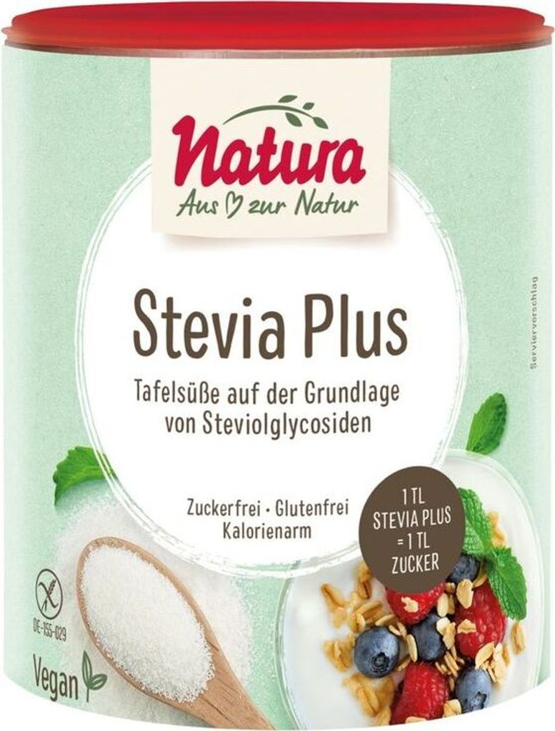Natura Stevia Plus - 300g x 4  - 4er Pack VPE