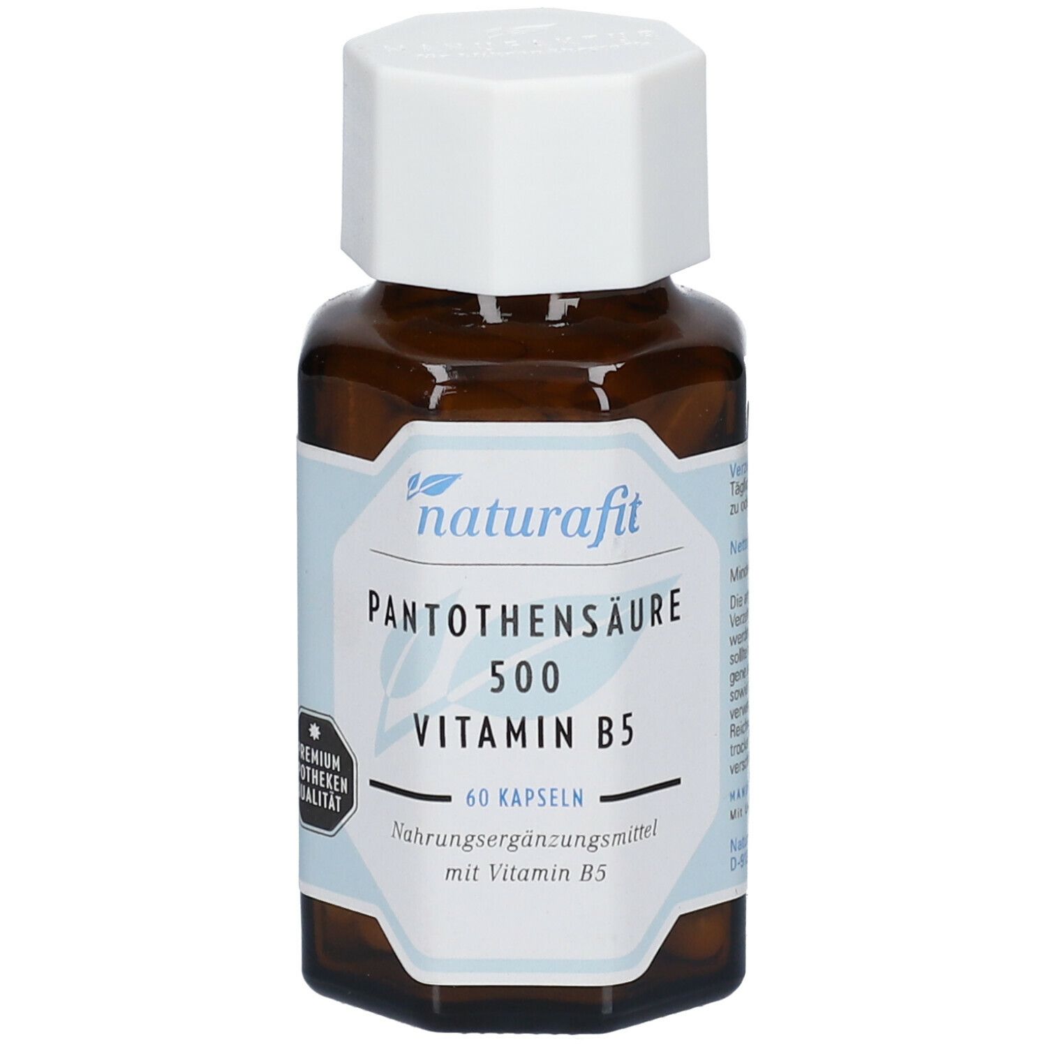 Naturafit pantothenic acid 500 vitamin B5