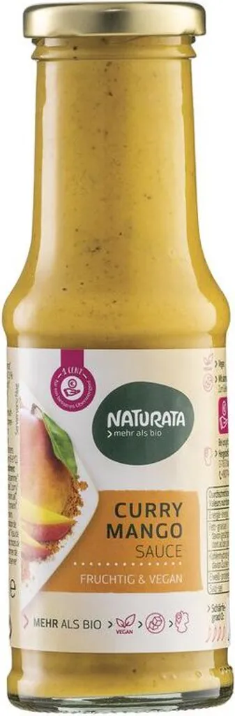 Naturata Curry Mango Sauce -- 210ml x 6 - Pack of 6 PU