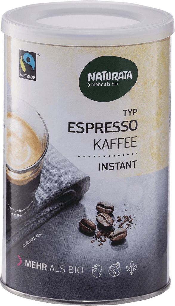 Naturata Espresso bean coffee instant can 100g