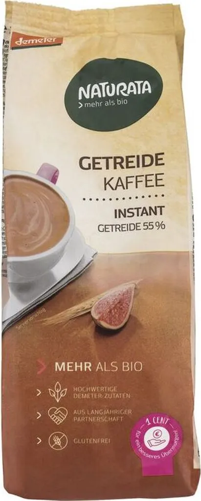 Naturata instant grain coffee refill bags -- 200g x 6 - 6-pack