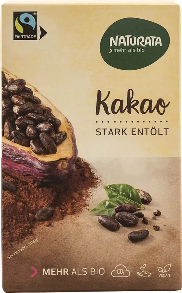 Naturata cocoa heavily deoiled -- 125g