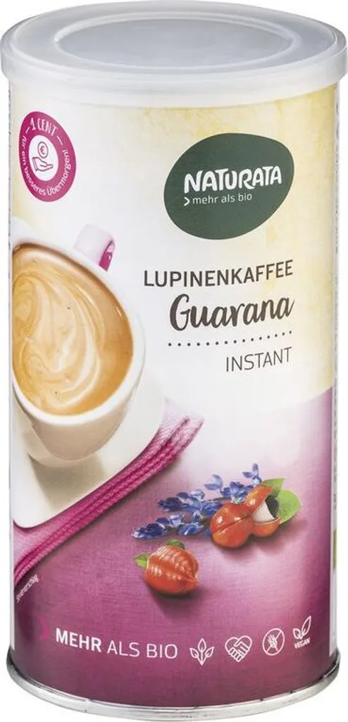 Naturata Lupinenkaffee Guarana instant Dose -- 150g x 6  - 6er Pack VPE