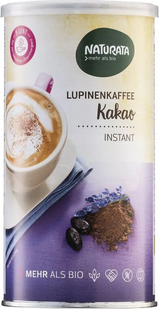Naturata Lupinenkaffee Kakao instant Dose -- 175g x 6  - 6er Pack VPE