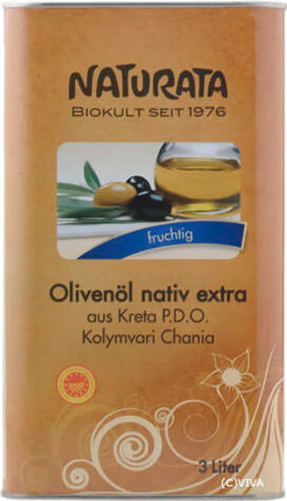 Naturata Olivenöl Kreta PDO nativ extra Bulk -- 3l