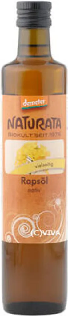 Naturata rapeseed oil, virgin, Demeter 500ml