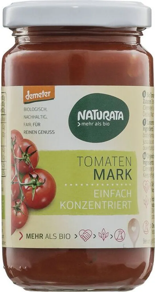 NATURATA tomato paste, single concentrated, 12 x 200 g