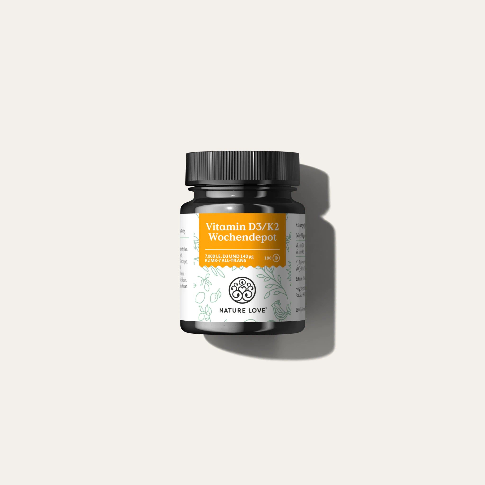 NATURE LOVE® Vitamin D3 & K2