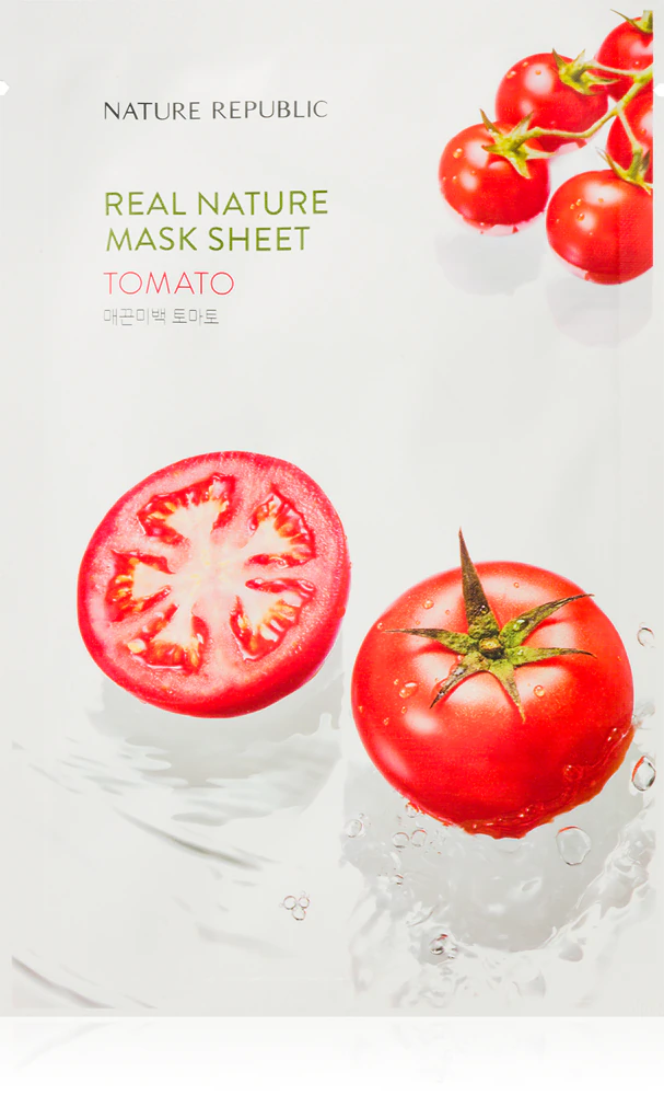 NATURE REPUBLIC Real Nature Tomato Mask Sheet Cell layer mask with refreshing effect