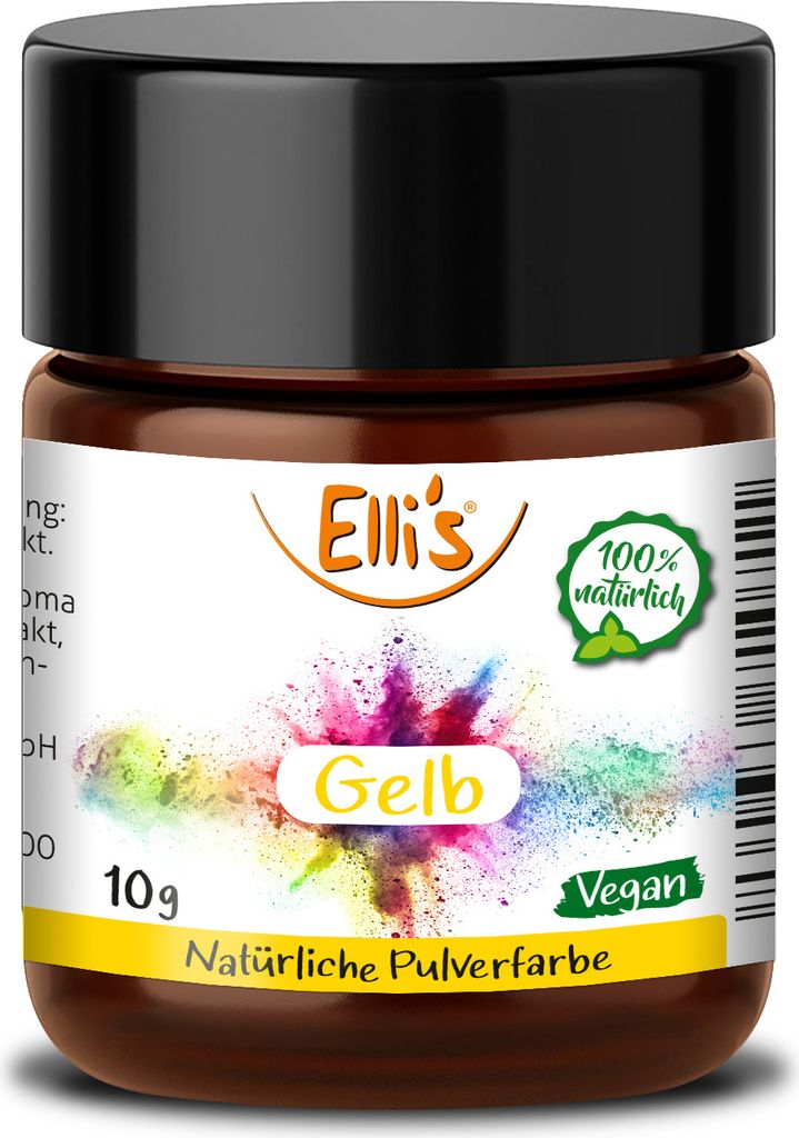 natural powder food coloring - yellow