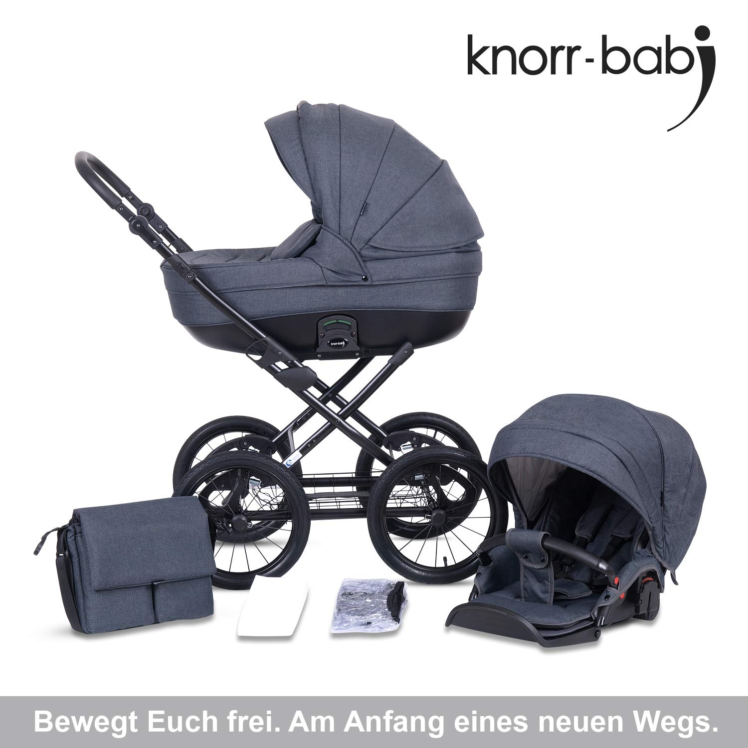Knorr-Baby Kreta 3620-01 Combination Pushchair