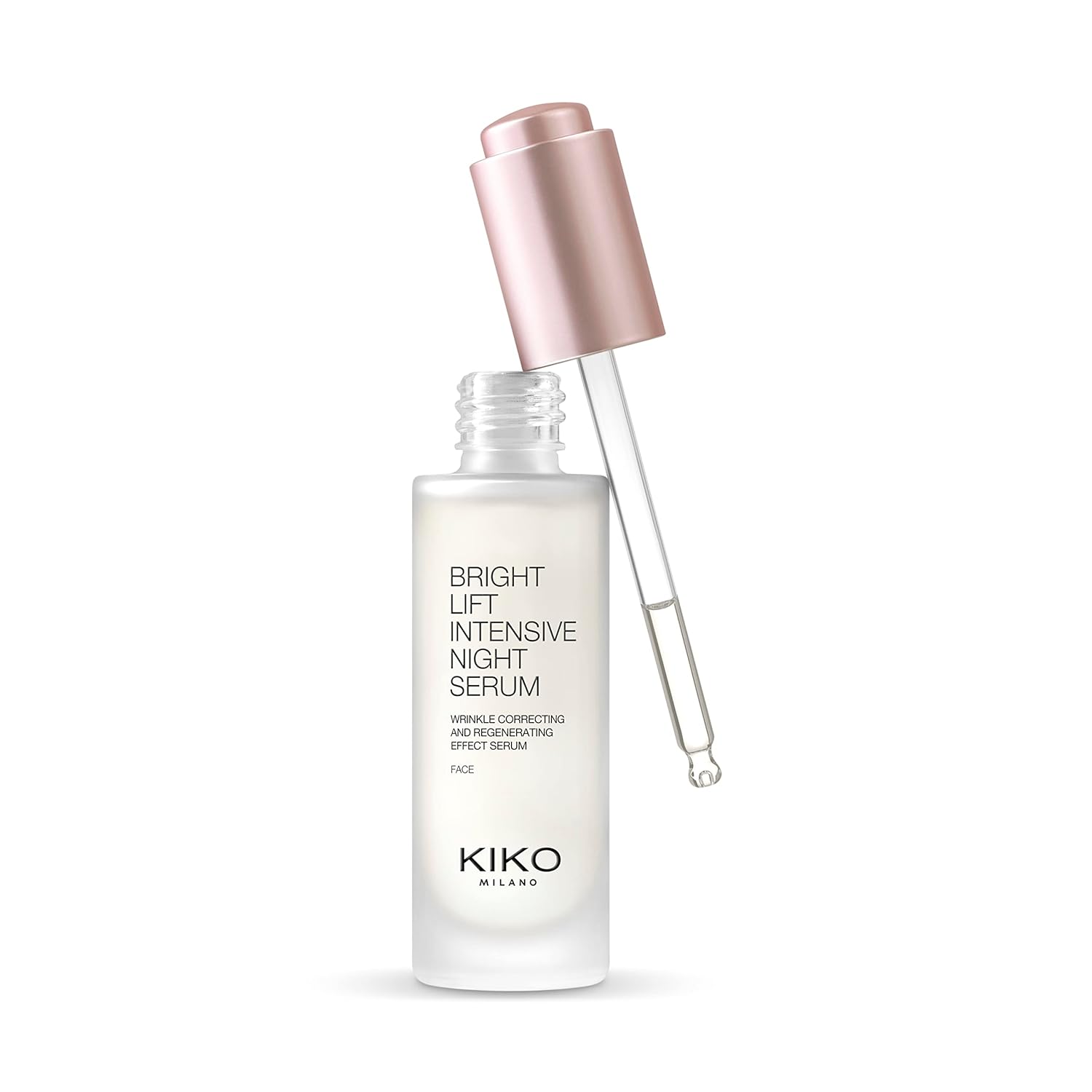 KIKO Milano Bright Lift Intensive Night Serum, Wrinkle Correcting Face Serum with Regenerating Effect