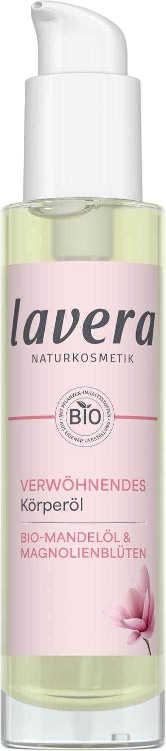 lavera Wellness Body Oil - Smooth Skin Feeling - Regenerating & Moisturising - Vegan - Natural Cosmetics - 100 ml