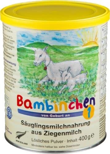 Bambinchen 1 infant milk food made from goat\'s milk, follow-up milk from birth 400 g