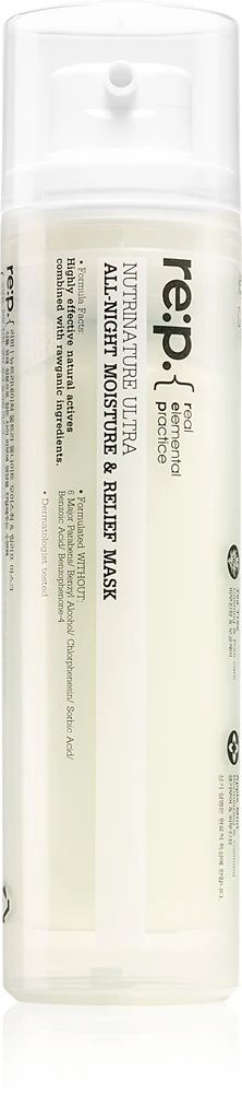Neogen Dermalogy RE:P by Neogen Nutrinature Ultra All-Night Moisture & Relief Mask moisturizing mask for the night