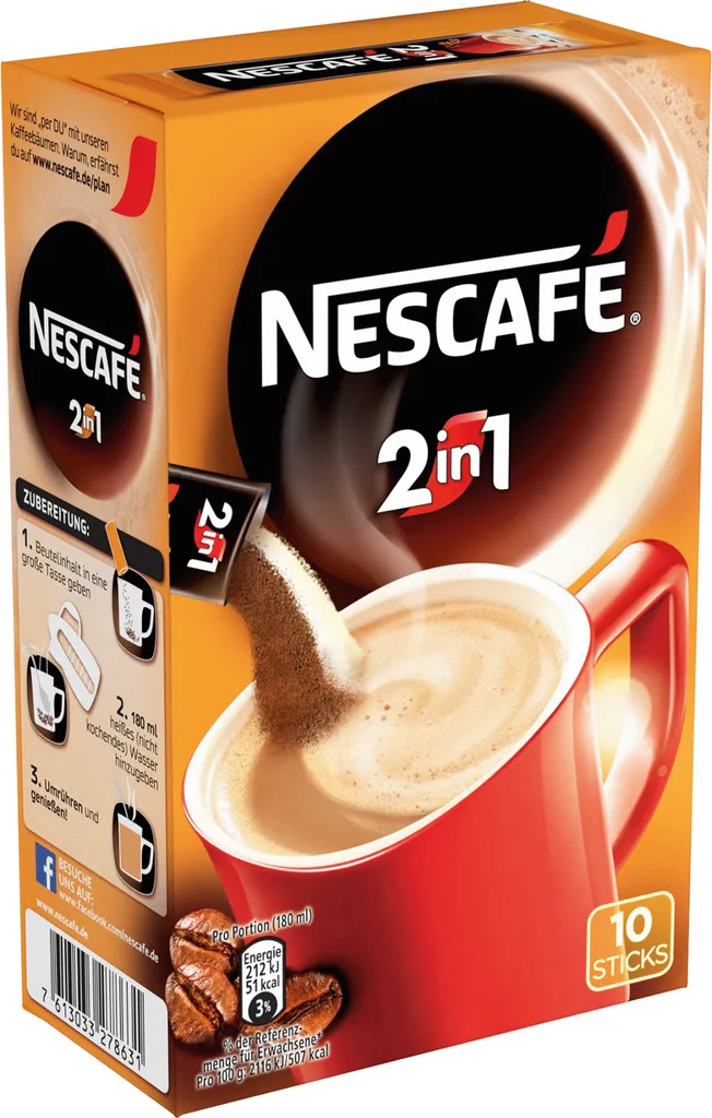 Nescafé 2in1, 10 Sticks
