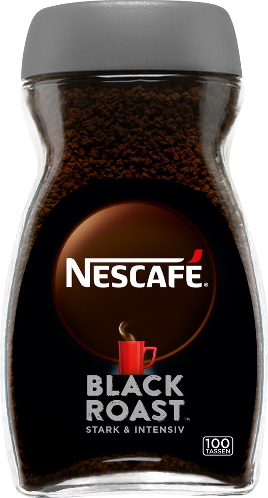 Nescafé Classic Black Roast, instant coffee made from dark roasted coffee beans (1 x 200g)