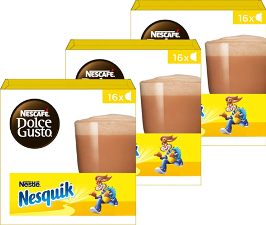 Nescafé Dolce Gusto 12395774, Coffee Capsule, Dolce Gusto, 16 Cups, Multi-Coloured, Nescafé, Box