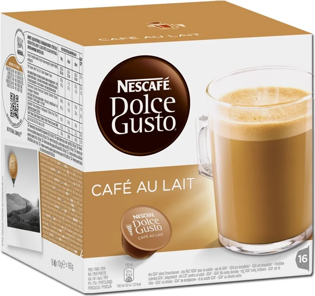 Nescafé Dolce Gusto Café au Lait | 16 coffee capsules