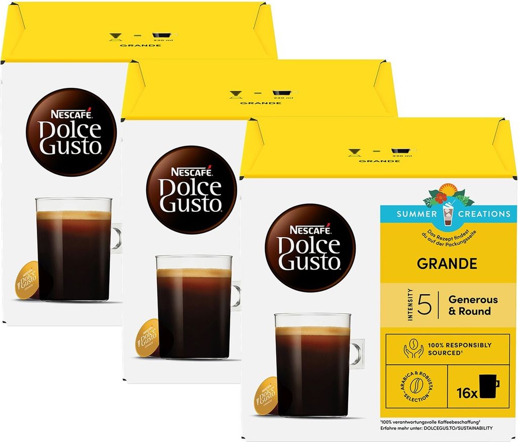 Nescafé Dolce Gusto Caffe Crema Grande (3 x 16 capsules)