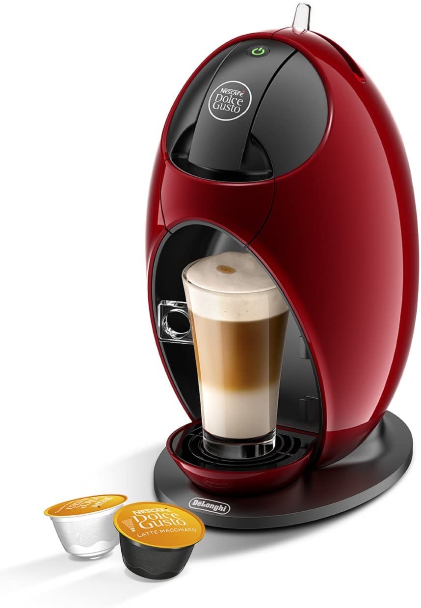 DeLonghi NESCAFÉ Dolce Gusto Coffee Machine EDG250.R Jovia Manual Coffee by De\'Longhi - Red
