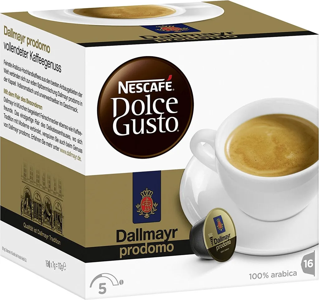 Nescafé Dolce Gusto Dallmayr Prodomo | 16 coffee capsules