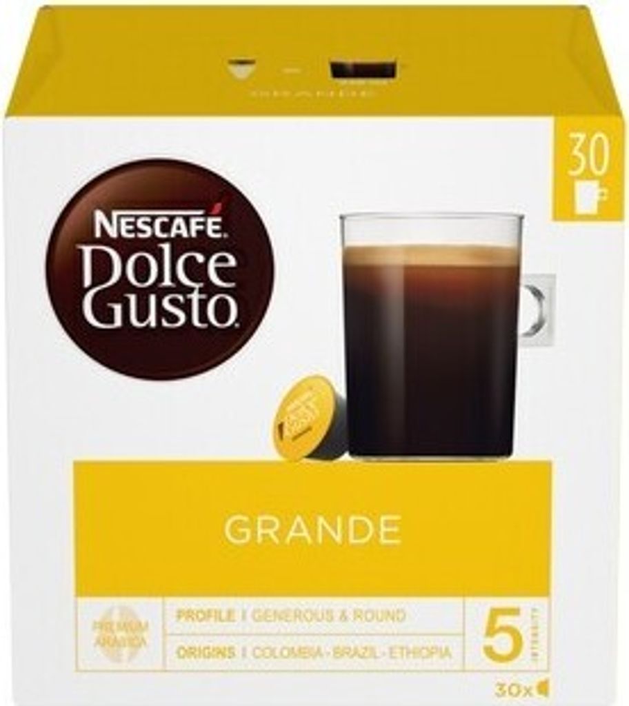 Nescafé Dolce Gusto Grande Coffee Capsules 16 X 8.5G = 136G