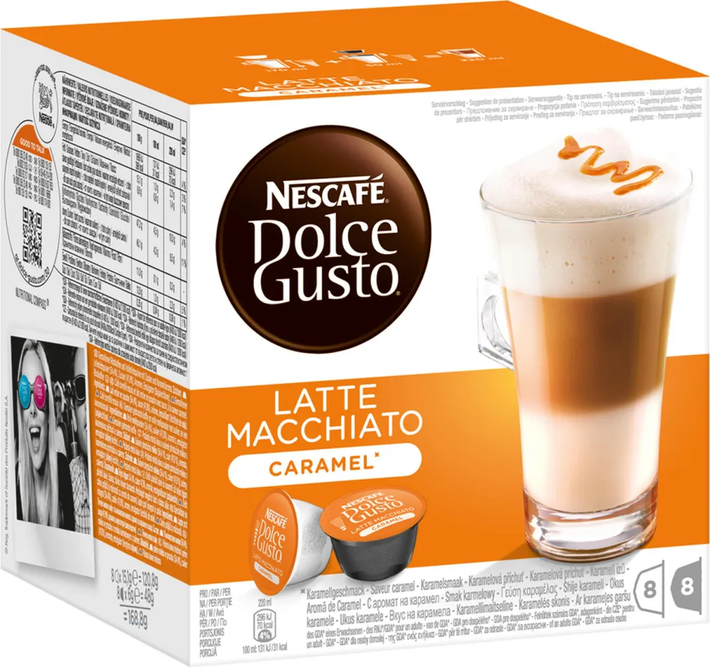 Nescafé Dolce Gusto Latte Macchiato Caramel | 8 servings