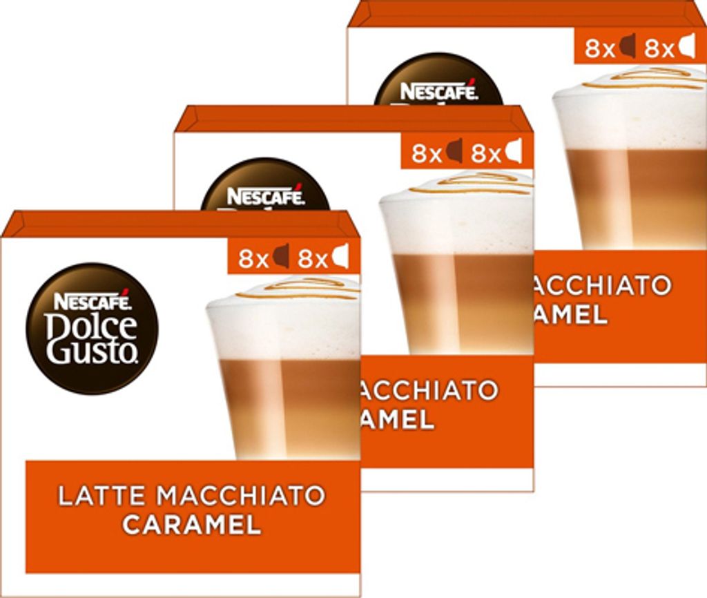 Nescafé Dolce Gusto latte macchiato caramel Kávové kapsle 3x16 kapslí