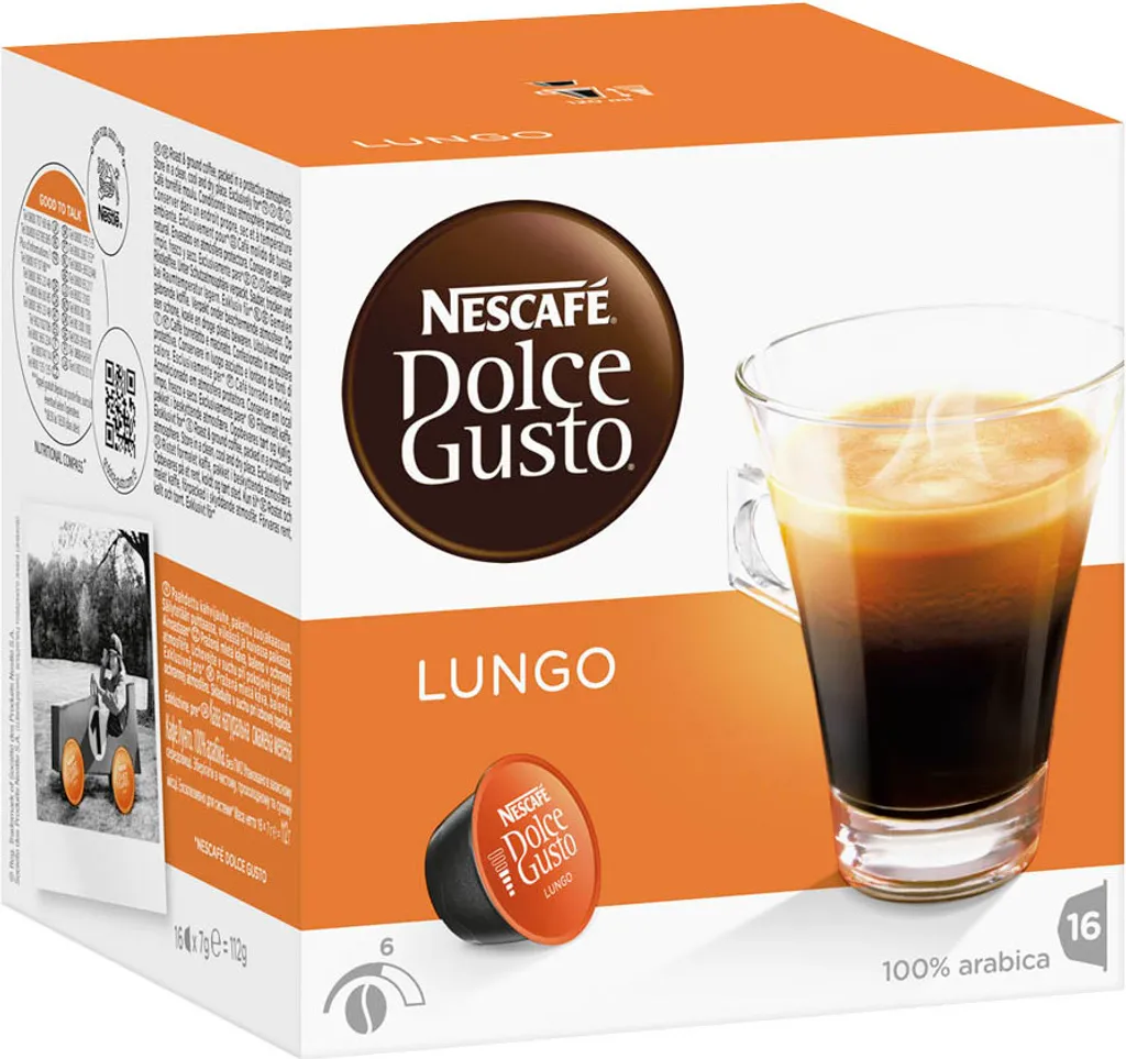 Nescafé Dolce Gusto Lungo | 16 coffee capsules