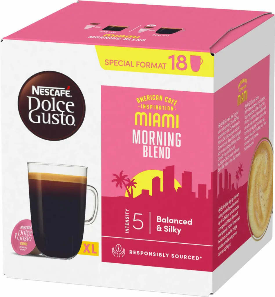 NESCAFÉ Dolce Gusto Miami Morning Blend (1 pack (1 x 18 capsules))