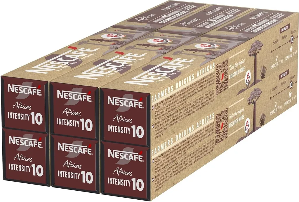 NESCAFÉ Farmers Origins Africas Ristretto for Nespresso (8 x 10 capsules)