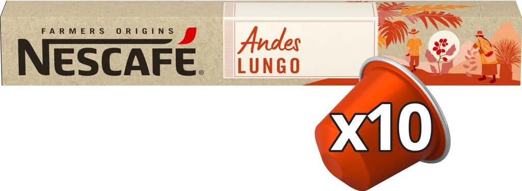 NESCAFÉ Farmers Origins Andes Lungo for Nespresso (1 x 10 capsules)