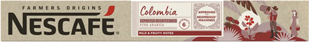 Nescafé - Farmers Origins Colombia Espresso Decaffeinato - 10 capsules