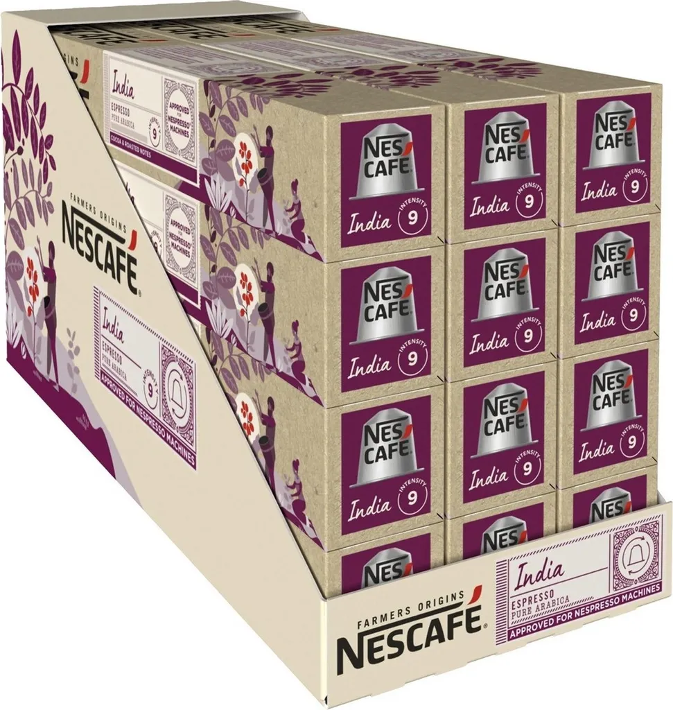 NESCAFÉ Farmers Origins India Espresso for Nespresso (12 x 10 capsules)