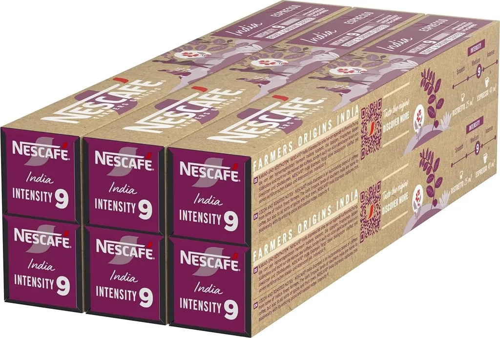 NESCAFÉ Farmers Origins India Espresso for Nespresso (8 x 10 capsules)