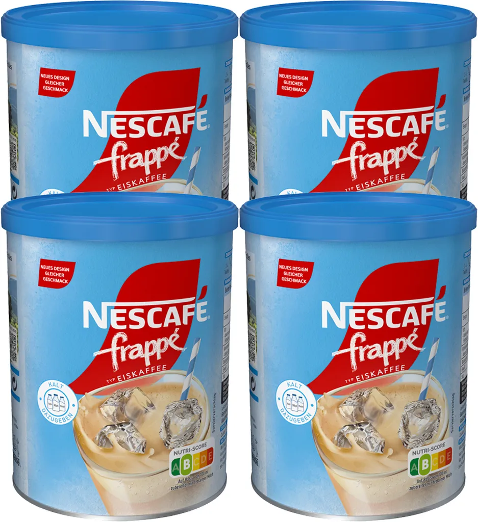 Nescafe Frappe Iced Coffee Refreshing Coffee Blend 275g 4-pack